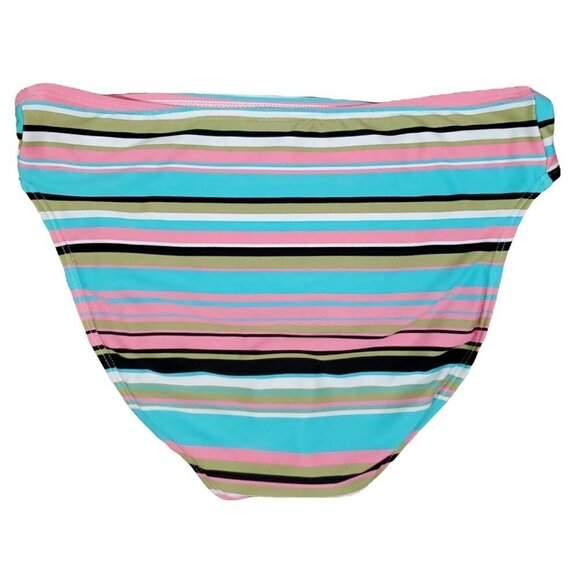 🚨Apostrophe High Waist Stripe Bikini Bottoms - Picture 3 of 4